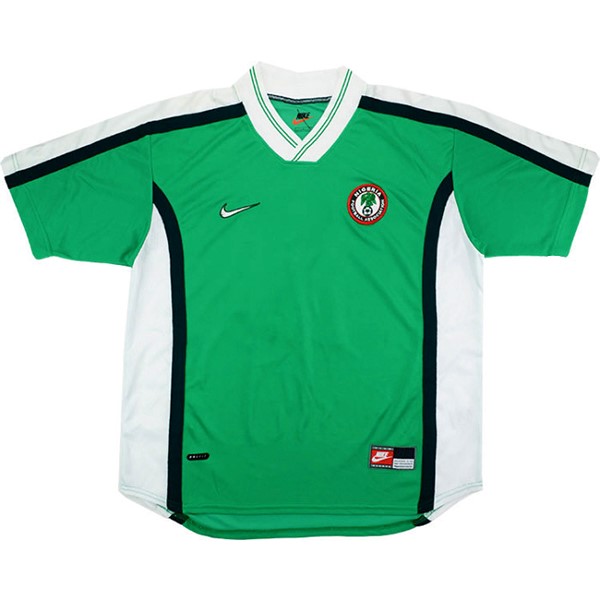 Camiseta Nigeria Replica Primera Ropa Retro 1998 Verde